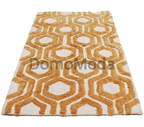 Коврик для ванной Indian Handmade Nuts RIS-BTH-5232 BEIGE-WHITE - высокое качество по лучшей цене в Украине